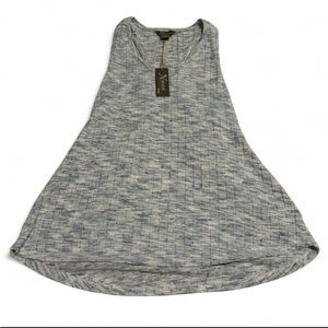 Blue and gray tank top